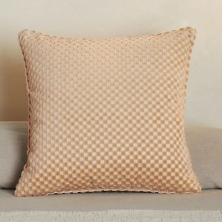 Checker Velvet Pillow