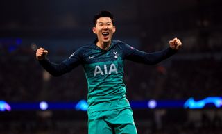 Son Heung-min scored twice for Spurs