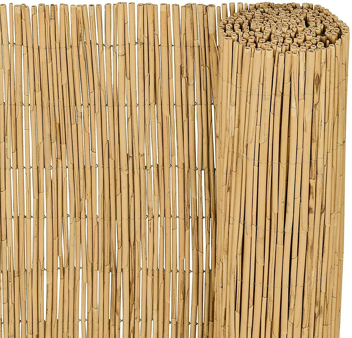 Bamboo Screening Roll Natural Fence Extra Thick Peeled Reed Fencing Outdoor Garden