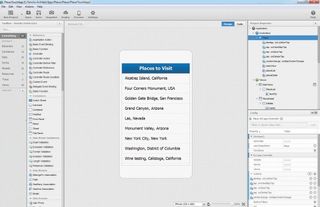 This shows the ultimate configuration of the Place Controller within Sencha Architect. There should now be 5 Actions and 3 References within the Controller