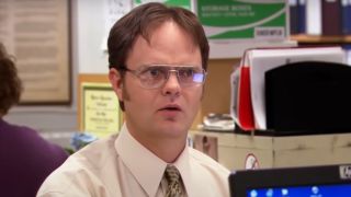 Rainn Wilson as Dwight Schrute on The Office.