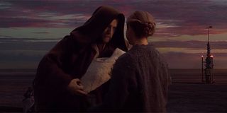 Obi-Wan giving up Luke on Tatooine