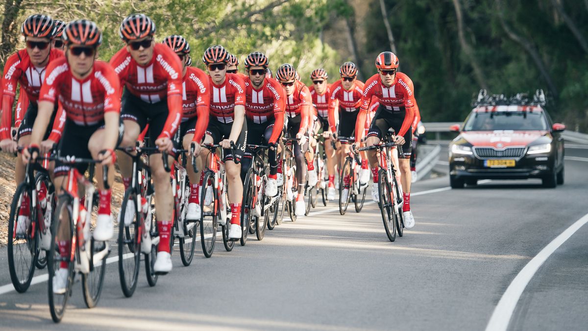 Team Sunweb on a training camp
