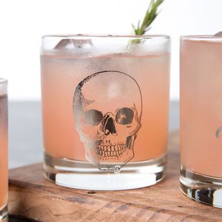 Counter Couture Skull Rocks Glass