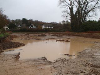 Remains of ancient Roman Pond