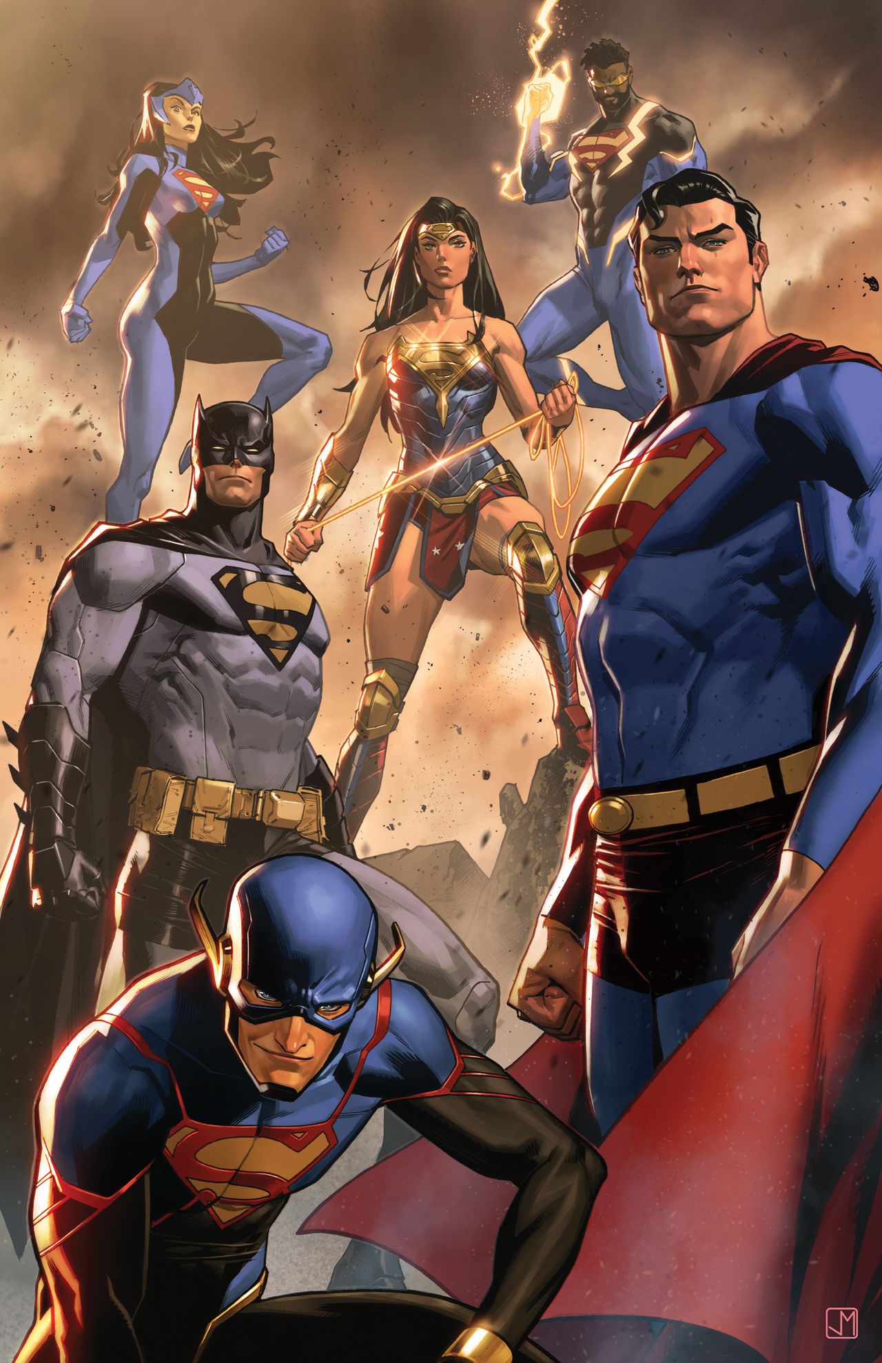 Jorge Molina's variant cover for Justice League Unlimited&nbsp;#7.
