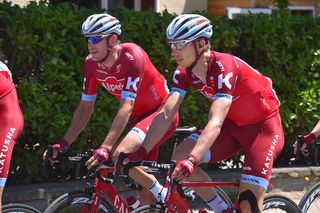 Katusha's two key riders Alexander Kristoff and Tony Martin