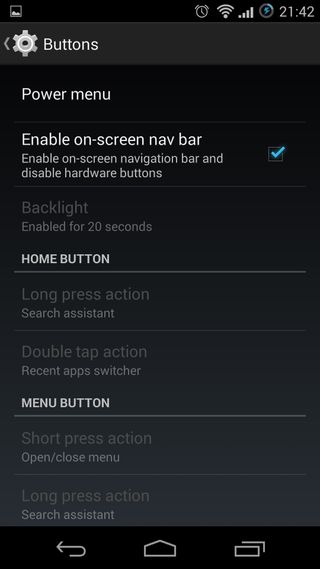 On Screen Buttons OnePlus One