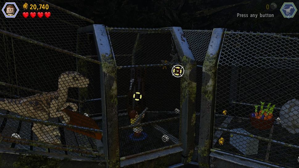 The Bird Cage Lego Jurassic World Minikit and Amber Fossil Brick