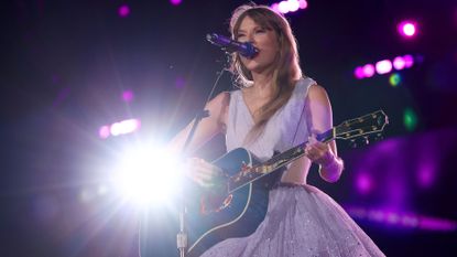 Taylor Swift performing onstage in Melbourne