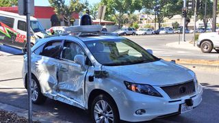 Google car crash