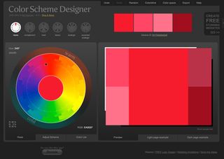 Create colour schemes and random palettes with Paletton