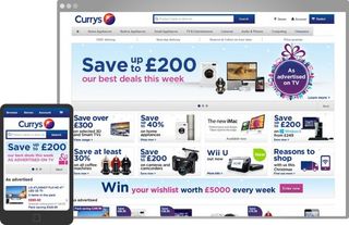 Best responsive websites: Currys