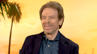 Still of Jerry Bruckheimer from CinemaBlend's interviews for Axel F.