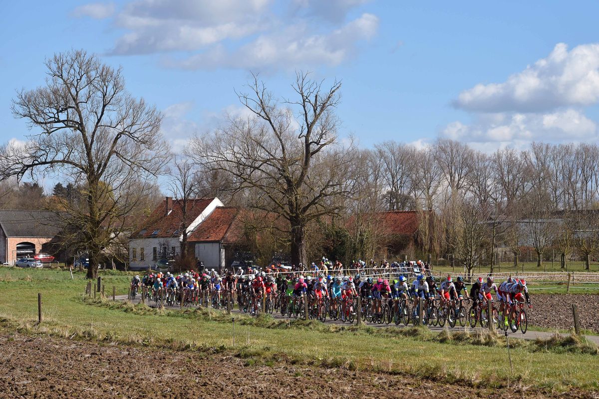 The peloton during stage one