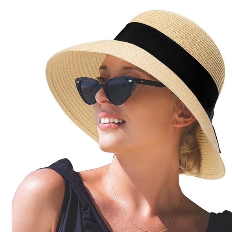 cloche straw hat