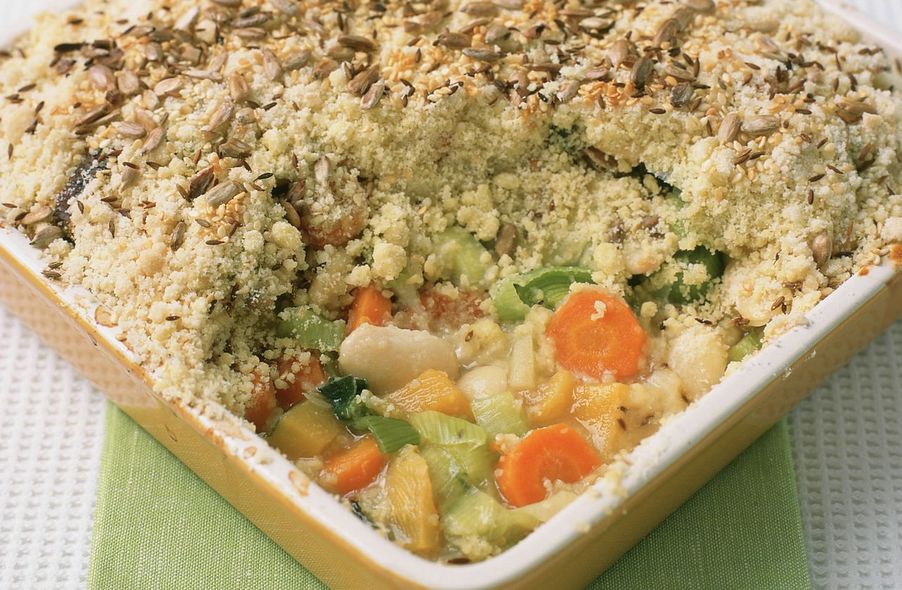 Vegetable crumble