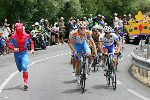 The early break was chased up Old Willunga hill.