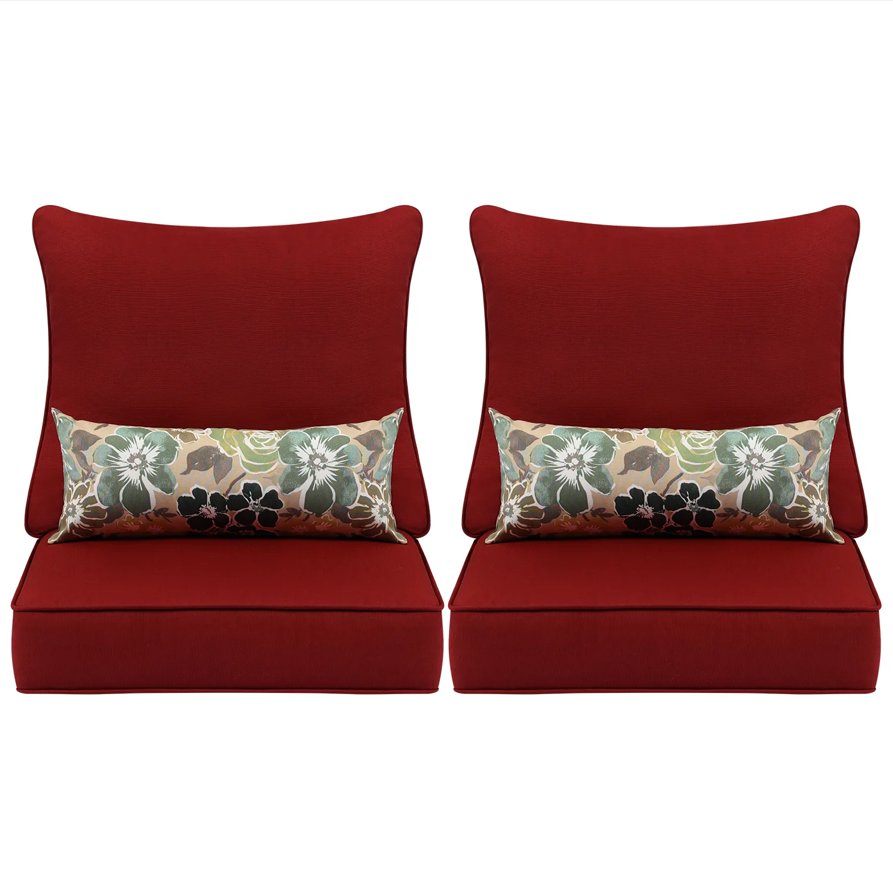 Replacement outdoor sofa cushions