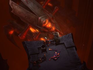 One of my favorite realms in Diablo 3. That bug-faced monster looks a little familiar...