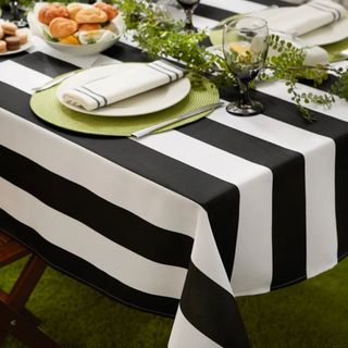 Hickox Striped Tablecloth