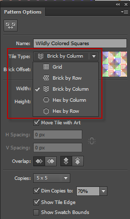 Repeating pattern step 9