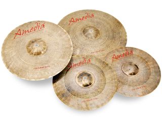 Each cymbal is hand-hammered on an anvil at least 5000 times