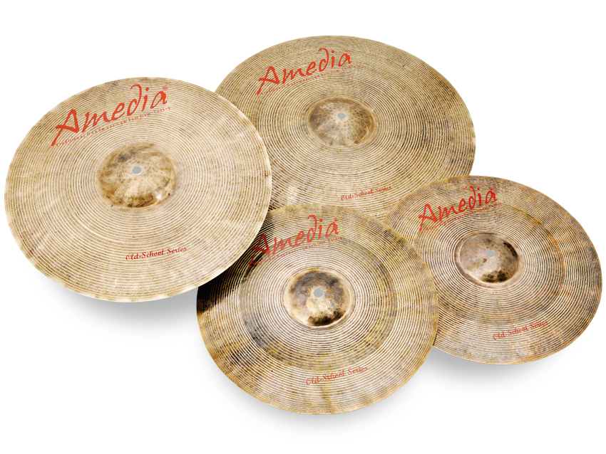 Each cymbal is hand-hammered on an anvil at least 5000 times