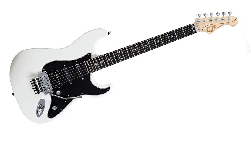 The Glendora reaches far back into Grover's history, mirroring the hot-rodded Jackson/Charvel shred guitars of yore