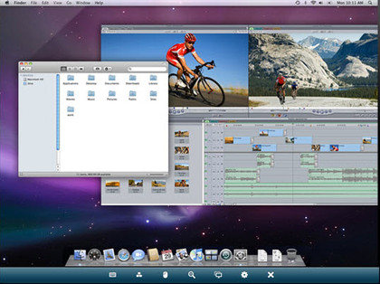 Remote control apps such as LogMeIn enable you to use the iPad mini to control faraway PCs and Macs