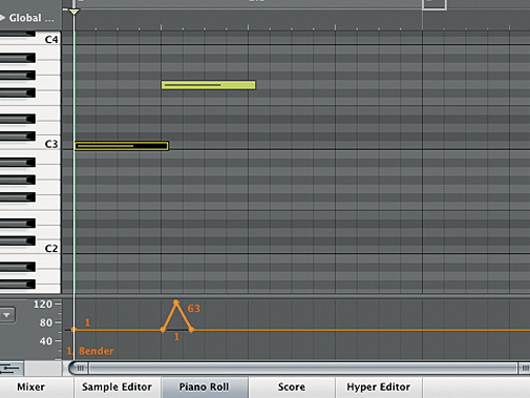 Ptich bend/modulation