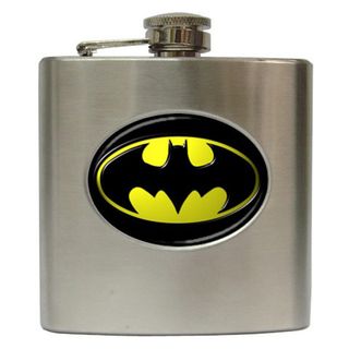 Batman merchandise: Hip flask