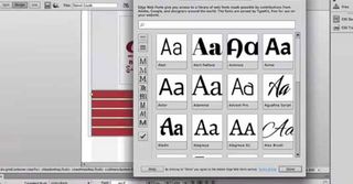 Access hundreds of web fonts quickly and easily