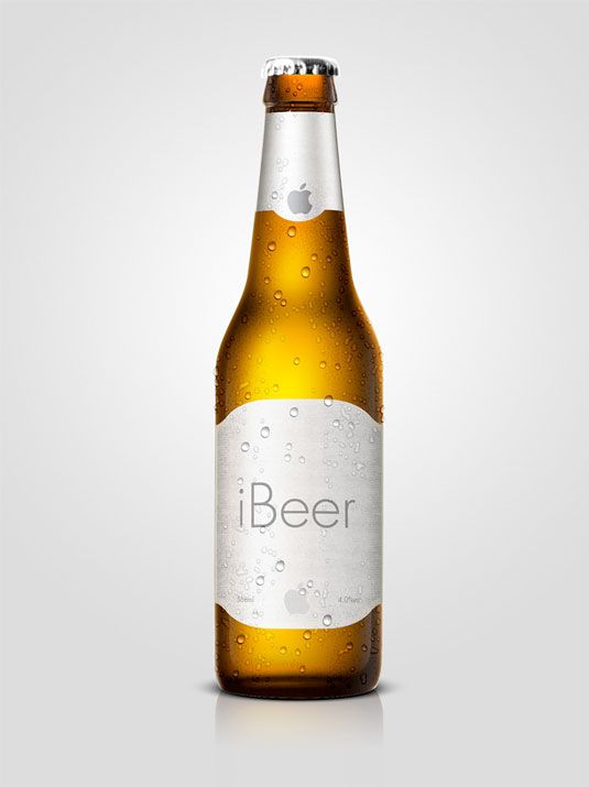 What top brands would look like as beer bottles | Creative Bloq