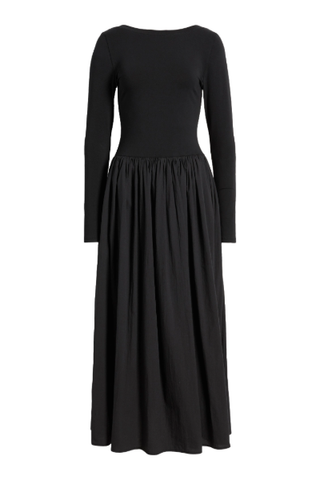 Charles Henry Open Back Long Sleeve Maxi Dress (Was $118) 