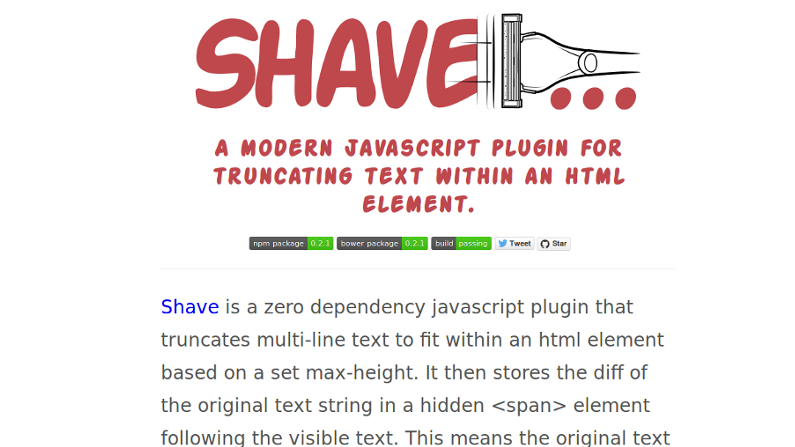 Truncate text the right way