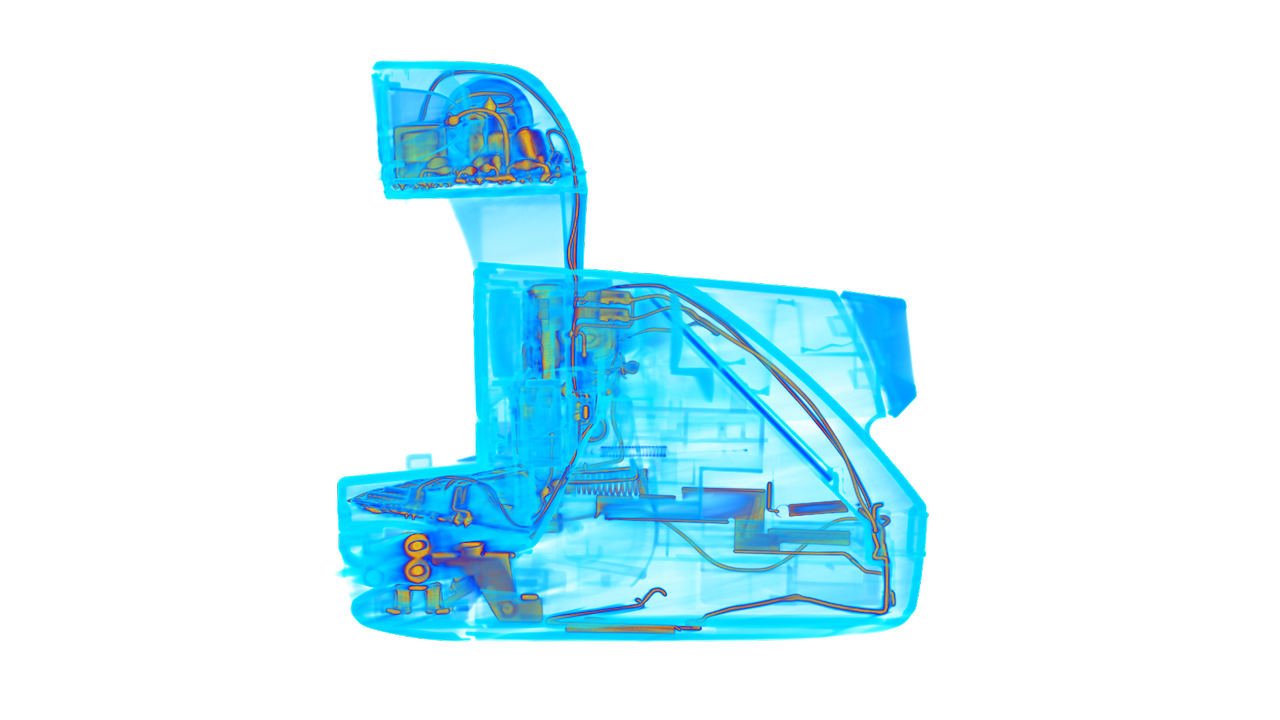Awesome CT scans created by Scan of the Month show the intricate insides of instant cameras