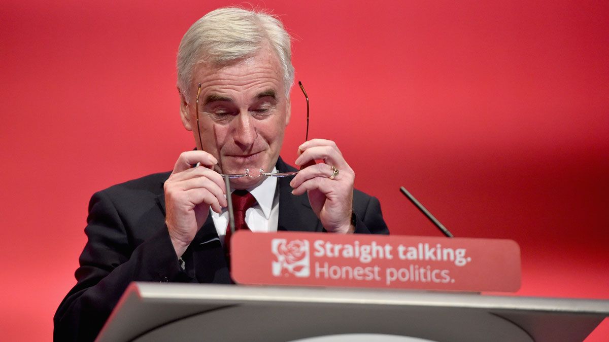 Shadow chancellor John McDonnell 