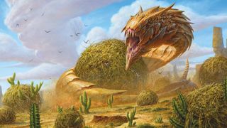 Giant tumblweed snake from Magic The Gathering