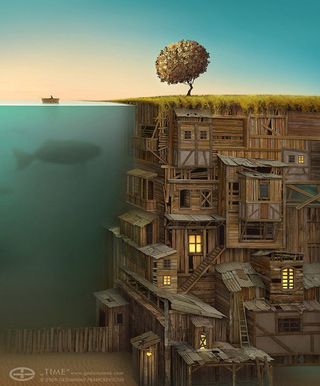 One of the eye-catching, awesome illustrations in the portfolio of Gediminas Pranckevicius