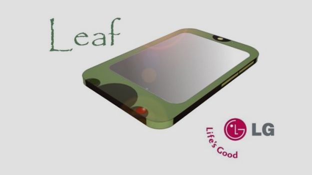 LG Leaf concept phone