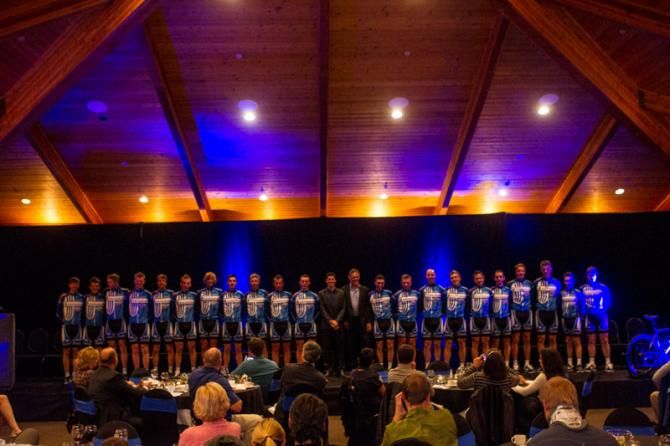 The UnitedHealthcare Professional Cycling Team is presented for the 2013 season.
