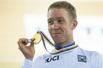 Cameron Meyer holds gold medal at Track World Championships in 2017