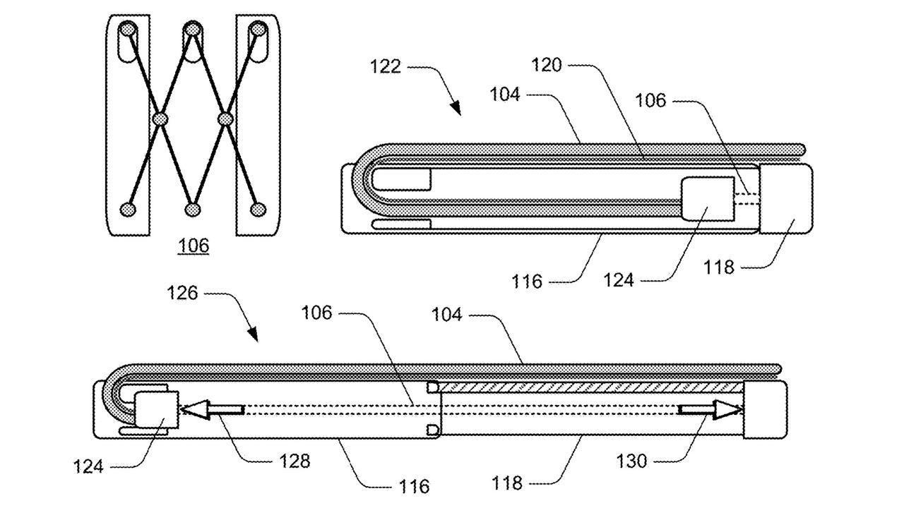 Microsoft's extending screen patent allows you to pull the display to make it bigger