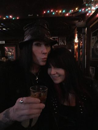 Michelle with Wednesday 13