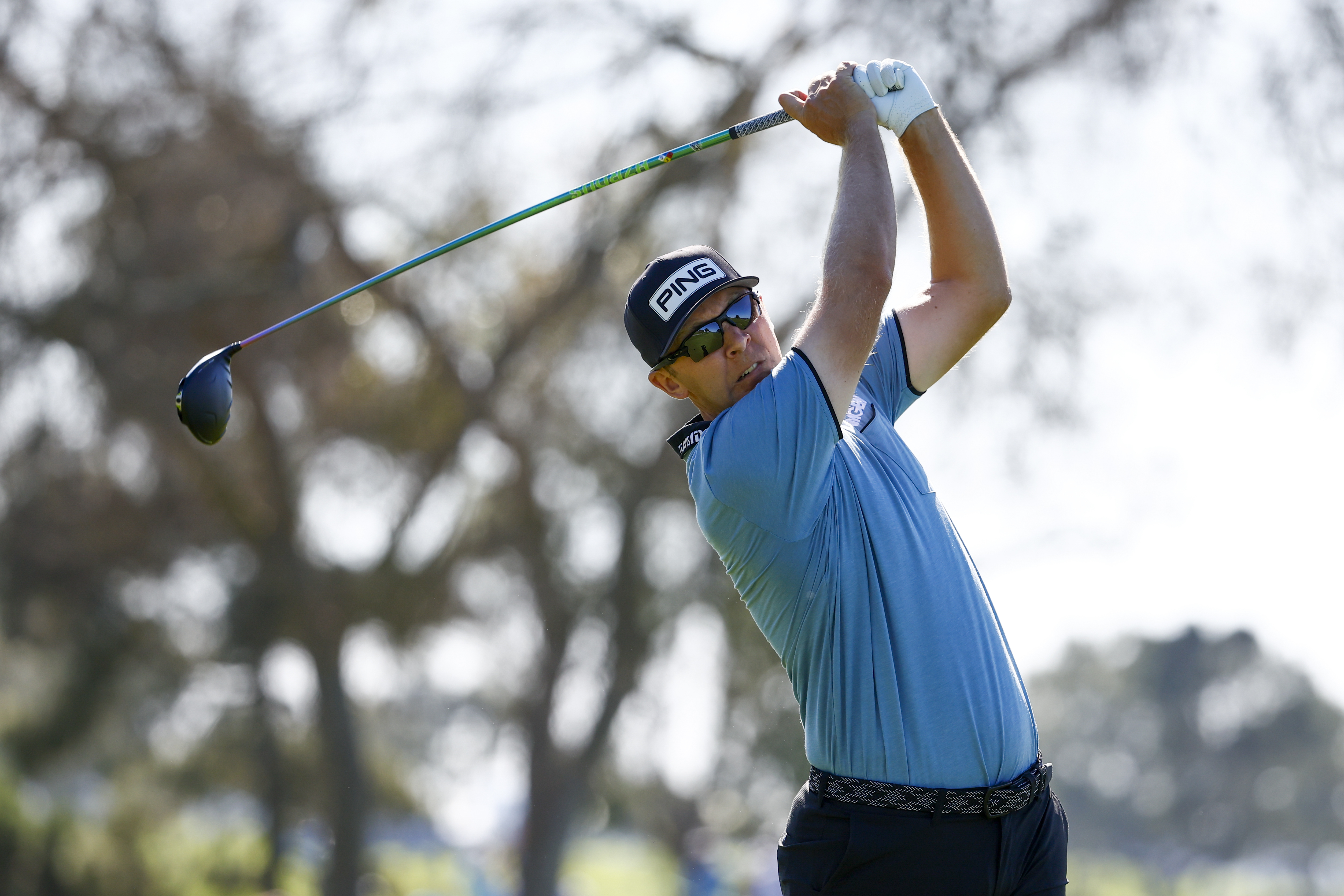 Seamus Power hits a driver off the tee