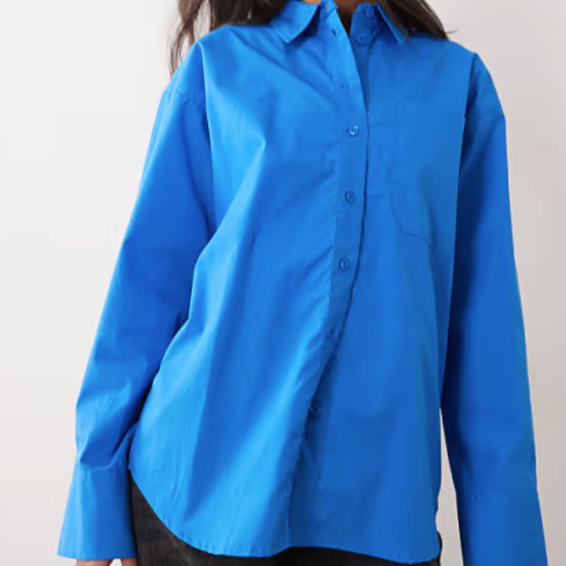 ASOS, Classic Cotton Shirt in Blue