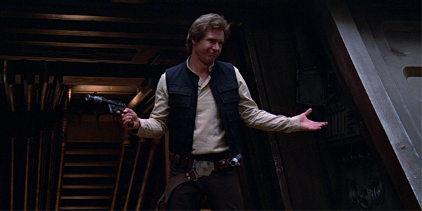 Harrison Ford as Han Solo