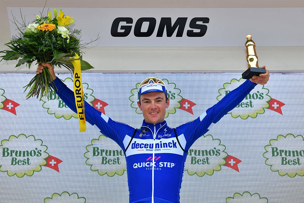 Yves Lampaert (Deceuninck-QuickStep) won the stage 8 time trial at Tour de Suisse