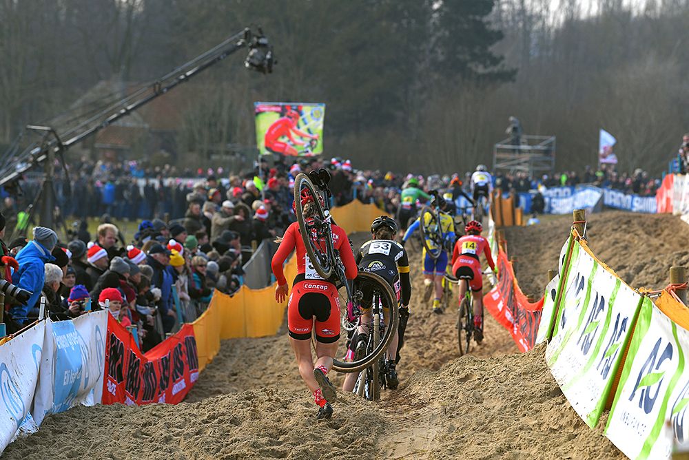 Elite women's race at the Belgian Cyclo-cross Championships